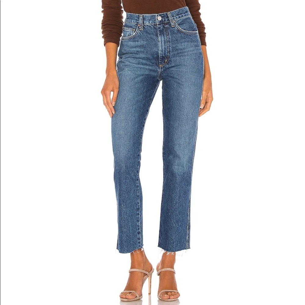 AGOLDE Pinch Waist High Rise Kick Jeans
